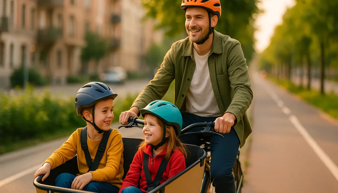 Vélo cargo : c’est bon pour votre santé !