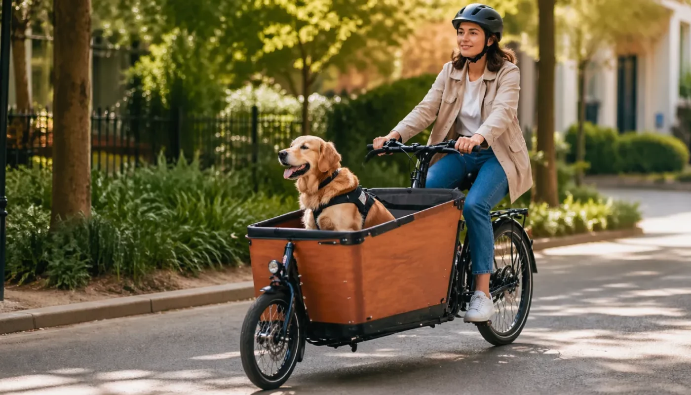 Vélo cargo avec chien : comment transporter son animal ?